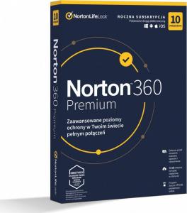 Norton 360 Premium 10 urządzeń 12 miesięcy  (21408749) 1