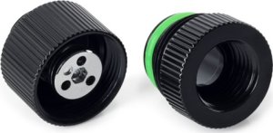 BitsPower Bitspower Touchaqua Wasserauslass G1/4 Zoll AG - 2er-Pack, schwa 2