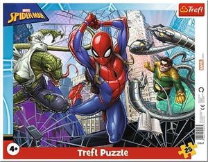 Trefl Puzzle 25 szt. Odważny Spiderman (31347) 1