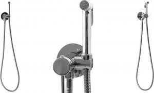 Bateria bidetowa Rea Loop Lungo podtynkowa chrom 3