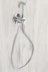 Bateria bidetowa Rea Loop Lungo podtynkowa chrom 6