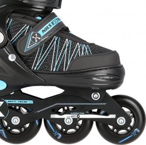 Rolki Nils Extreme NH11912-A z wymienną płozą regulowane czarne r. 31-34 6