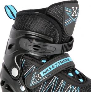 Rolki Nils Extreme NH11912-A z wymienną płozą regulowane czarne r. 31-34 7