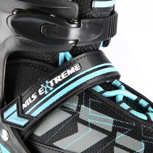 Rolki Nils Extreme NA11002 rekreacyjne regulowane czarne r. 31-34 8