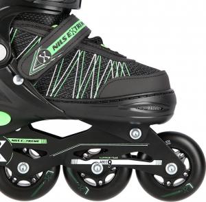 Rolki Nils Extreme NH11912-A z wymienną płozą regulowane czarne r. 35-38 5