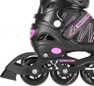 Rolki Nils Extreme NH11912-A z wymienną płozą regulowane czarne r. 31-34 5