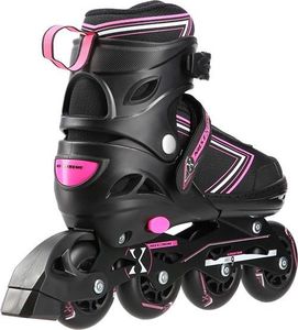 Rolki Nils Extreme NA11002 rekreacyjne regulowane czarne r. 35-38 4