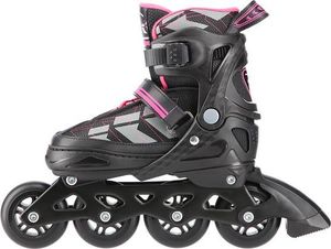 Rolki Nils Extreme NA11002 rekreacyjne regulowane czarne r. 35-38 5