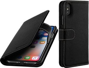 Stilgut Etui skórzane StilGut do iPhone X / Xs - Talis (czarne) 1