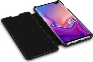 Stilgut STILGUT Baroon Slim Book Classic skórzane etui na Samsung Galaxy S10+ PLUS czarne 2