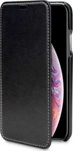 Stilgut STILGUT Baroon Slim Book Elegance skórzane etui do iPhone XS czarny 1