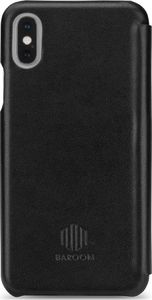 Stilgut STILGUT Baroon Slim Book Elegance skórzane etui do iPhone XS czarny 4