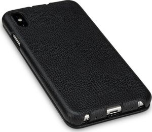 Stilgut STILGUT Baroon Slim Flip Classic skórzane etui do iPhone XS Max czarne 4