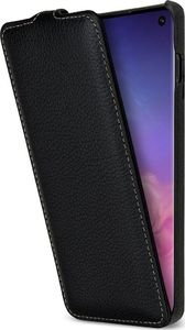 Stilgut STILGUT Baroon Slim Flip Classic skórzane etui na Samsung Galaxy S10 czarne 1