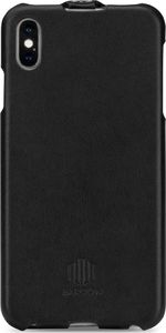 Stilgut STILGUT Baroon Slim Flip Elegance skórzane etui do iPhone XS Max czarne 4