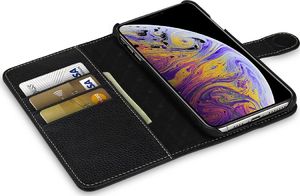 Stilgut STILGUT Baroon Wallet Classic skórzane etui do iPhone XS Max czarne 2
