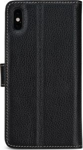 Stilgut STILGUT Baroon Wallet Classic skórzane etui do iPhone XS Max czarne 4