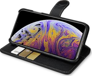 Stilgut STILGUT Baroon Wallet Classic skórzane etui do iPhone XS Max czarne 6