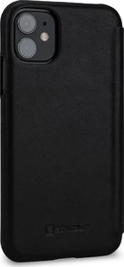 Stilgut STILGUT Book Nappa skórzane etui z klapką do iPhone 11 czarne 4