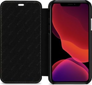 Stilgut STILGUT Book skórzane etui z klapką do iPhone 11 czarne 3