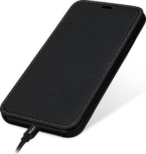 Stilgut STILGUT Book skórzane etui z klapką do iPhone 11 czarne 5