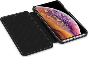 Stilgut STILGUT Slim Book Classic skórzane etui do iPhone XS czarne 2
