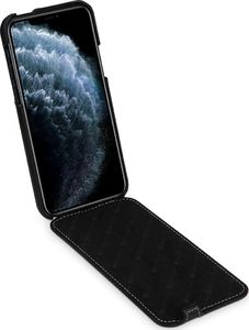 Stilgut STILGUT Slim Flip Classic skórzane etui z klapką do iPhone 11 Pro czarne 2