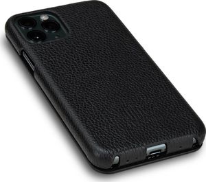 Stilgut STILGUT Slim Flip Classic skórzane etui z klapką do iPhone 11 Pro czarne 4