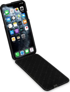 Stilgut STILGUT Slim Flip Classic skórzane etui z klapką na iPhone 11 PRO MAX czarne 2