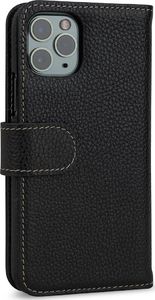 Stilgut STILGUT Talis Book skórzane etui z klapką do iPhone 11 Pro czarne 4