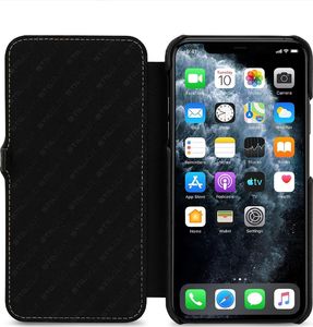 Stilgut STILGUT Ultra Book skórzane etui z klapką na iPhone 11 PRO MAX czarne 6