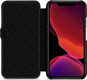 Stilgut STILGUT UltraSlim Book skórzane etui z klapką do iPhone 11 czarne 3