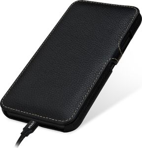 Stilgut STILGUT UltraSlim Book skórzane etui z klapką do iPhone 11 czarne 5
