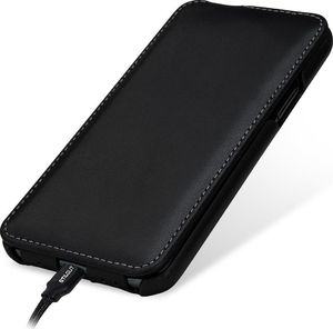 Stilgut STILGUT UltraSlim Flip Nappa skórzane etui z klapką do iPhone 11 Pro czarne 5