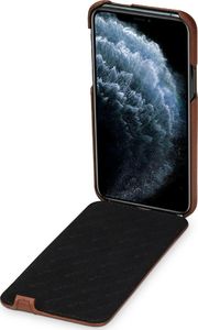 Stilgut STILGUT UltraSlim Flip skórzane etui z klapką do iPhone 11 Pro Antik Brown 3