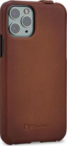 Stilgut STILGUT UltraSlim Flip skórzane etui z klapką do iPhone 11 Pro Antik Brown 4