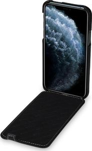 Stilgut STILGUT UltraSlim Flip skórzane etui z klapką do iPhone 11 Pro czarne 3
