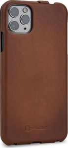 Stilgut STILGUT UltraSlim Flip skórzane etui z klapką na iPhone 11 PRO MAX Antik Brown 4