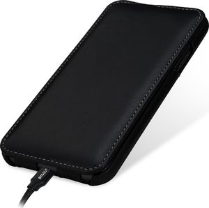 Stilgut STILGUT UltraSlim Nappa skórzane etui z klapką do iPhone 11 czarne 5