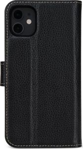 Stilgut STILGUT Wallet Stand Classic skórzane etui z klapką do iPhone 11 czarne 4