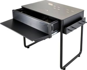 Obudowa Lian Li USB 3.0 biurko obudowa czarna z oknem (DK-01X) 1