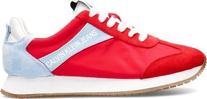 Calvin Klein Calvin Klein Jeans Jill Low Top Lace Up - Sneakersy Damskie - R8527 RED 37 5