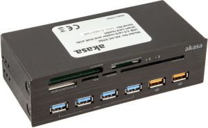 Czytnik Akasa Interconnect EX USB 3.0 Intern/eSATA (AK-HC-07BK) 1