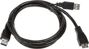 Kabel USB InLine 2x USB-A - 1 m Czarny (35415Y) 1