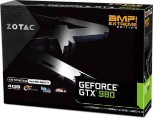 Karta graficzna Zotac GeForce GTX 980 AMP! Extreme Edition 4GB GDD5 (256 Bit) DVI, HDMI, 3xDP, BOX (ZT-90203-10P) 7
