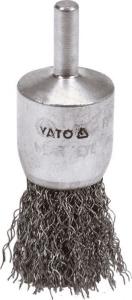 Yato szczotka doczołowa z trzpieniem 25mm INOX (YT-47496) 1