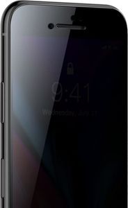 Baseus Baseus szkło na cały ekran Full Screen Privacy Anti-Spy z ramką 0.23mm 9H iPhone 8 / iPhone 7 czarny (SGAPIPH8N-ATG01) uniwersalny 2