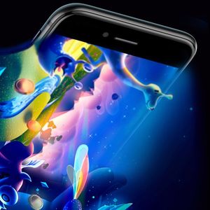 Baseus Baseus szkło na cały ekran Full Screen z ramką 0.23mm 9H Anti-bluelight iPhone 8 Plus / iPhone 7 Plus biały (SGAPIPH8P-HPE02) uniwersalny 13