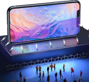 Baseus Baseus 2x szkło na cały ekran Full Screen 0.3mm 9H Anti-bluelight iPhone 11 Pro Max / iPhone XS Max + pozycjoner czarny (SGAPIPH65-WE01) uniwersalny 6