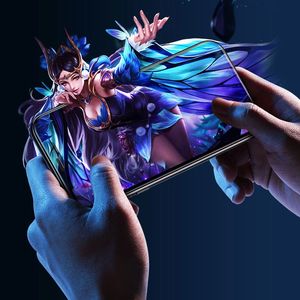 Baseus Baseus 2x szkło na cały ekran Full Screen 0.3mm 9H Anti-bluelight iPhone 11 Pro Max / iPhone XS Max + pozycjoner czarny (SGAPIPH65-WE01) uniwersalny 10